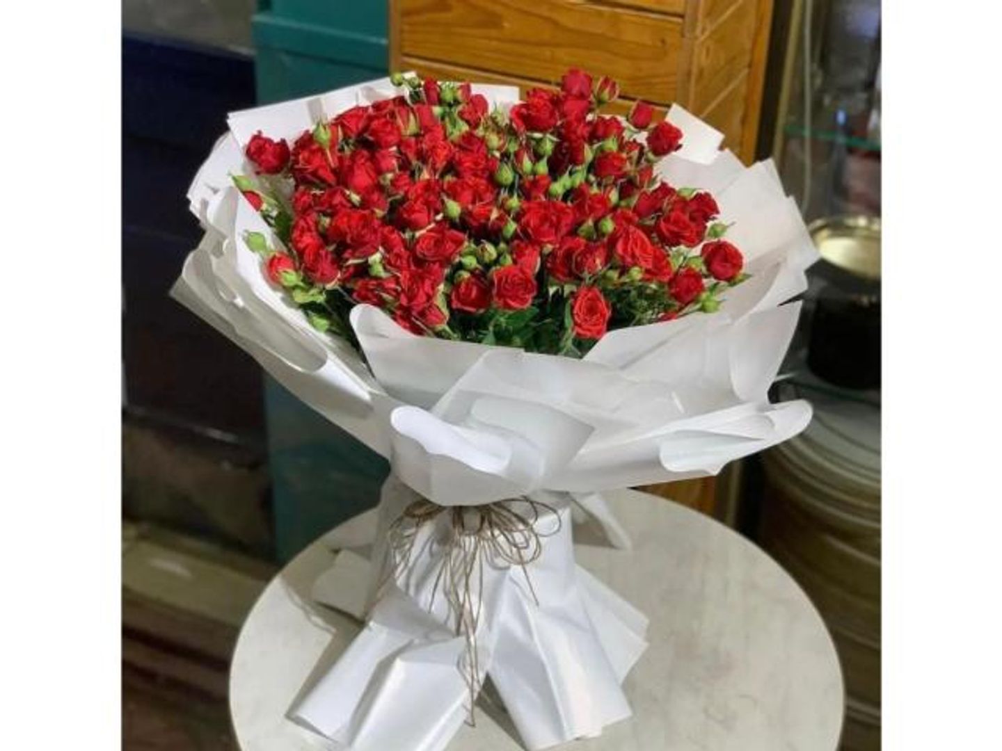 بوكيه بيبي روز احمر