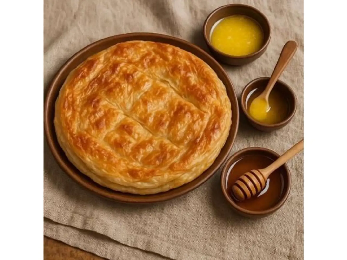 فطيرة سانجي بالسمن البري