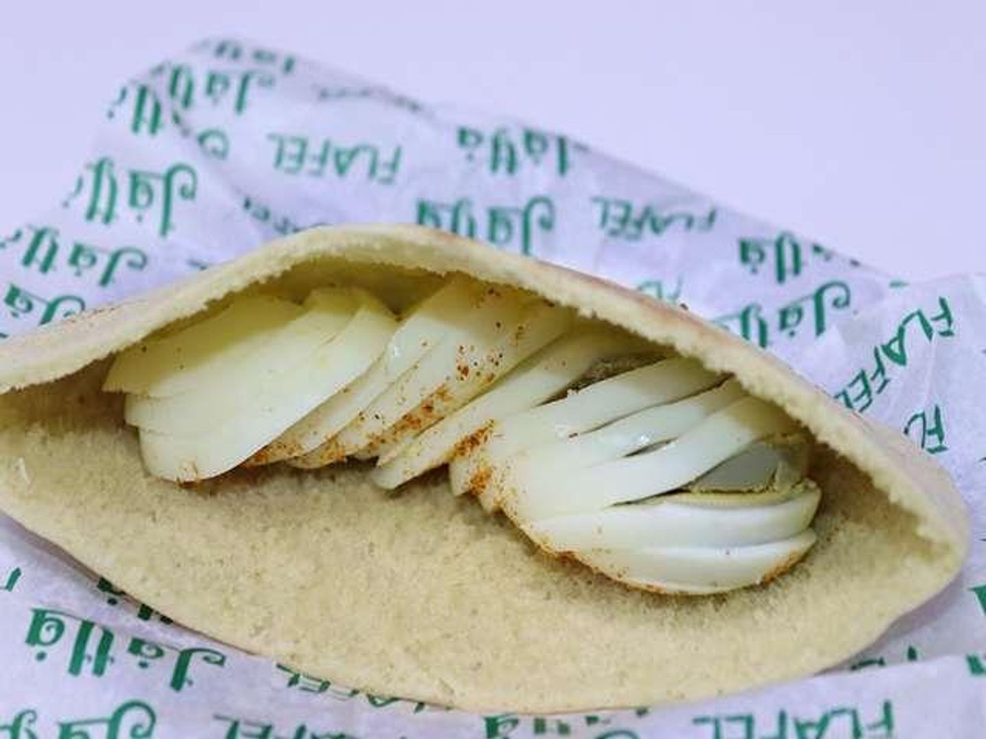 بيض مسلوق ساده