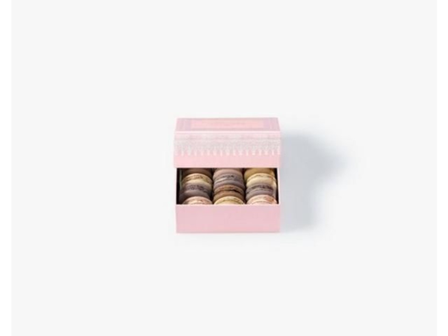 Pink Napoleon Macaron Box 12 Pieces