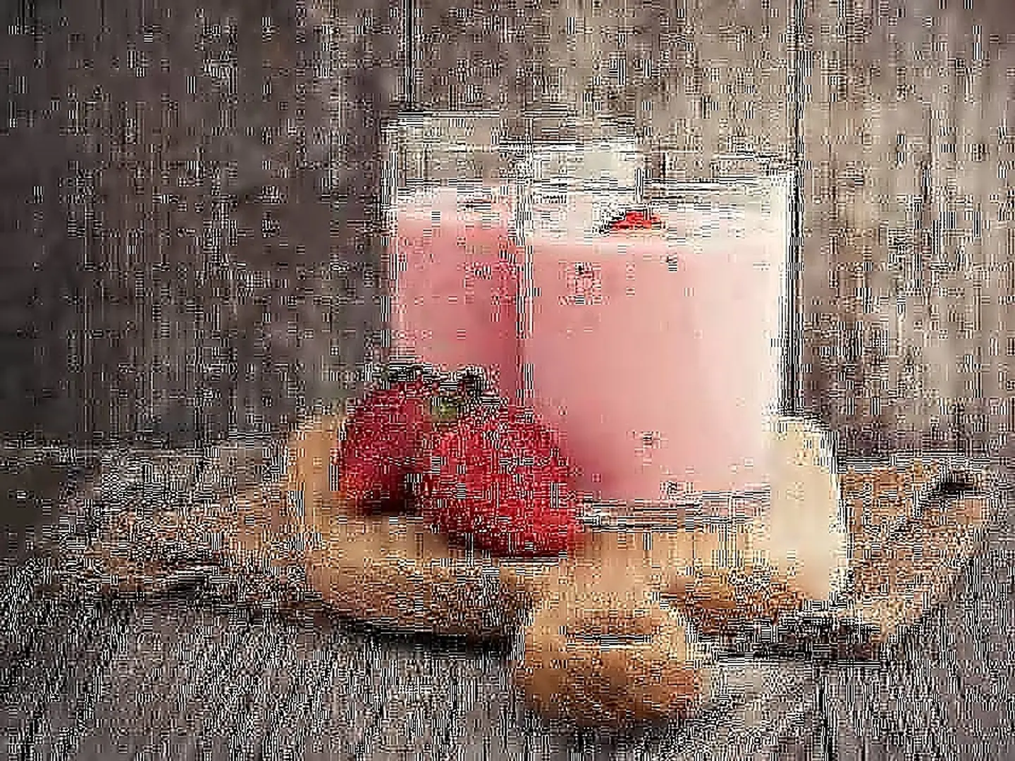 عصير فراولة صغير