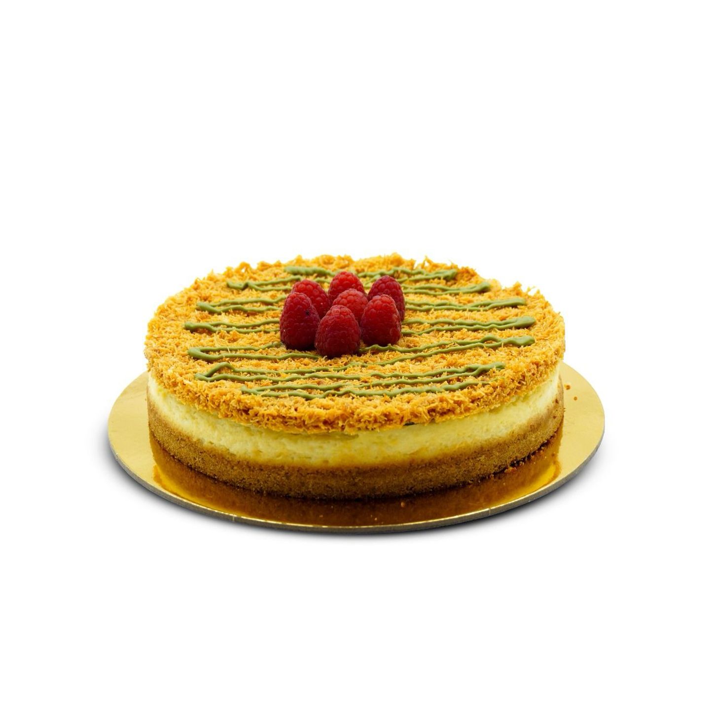 Kunafa And Pistachio Cheesecake
