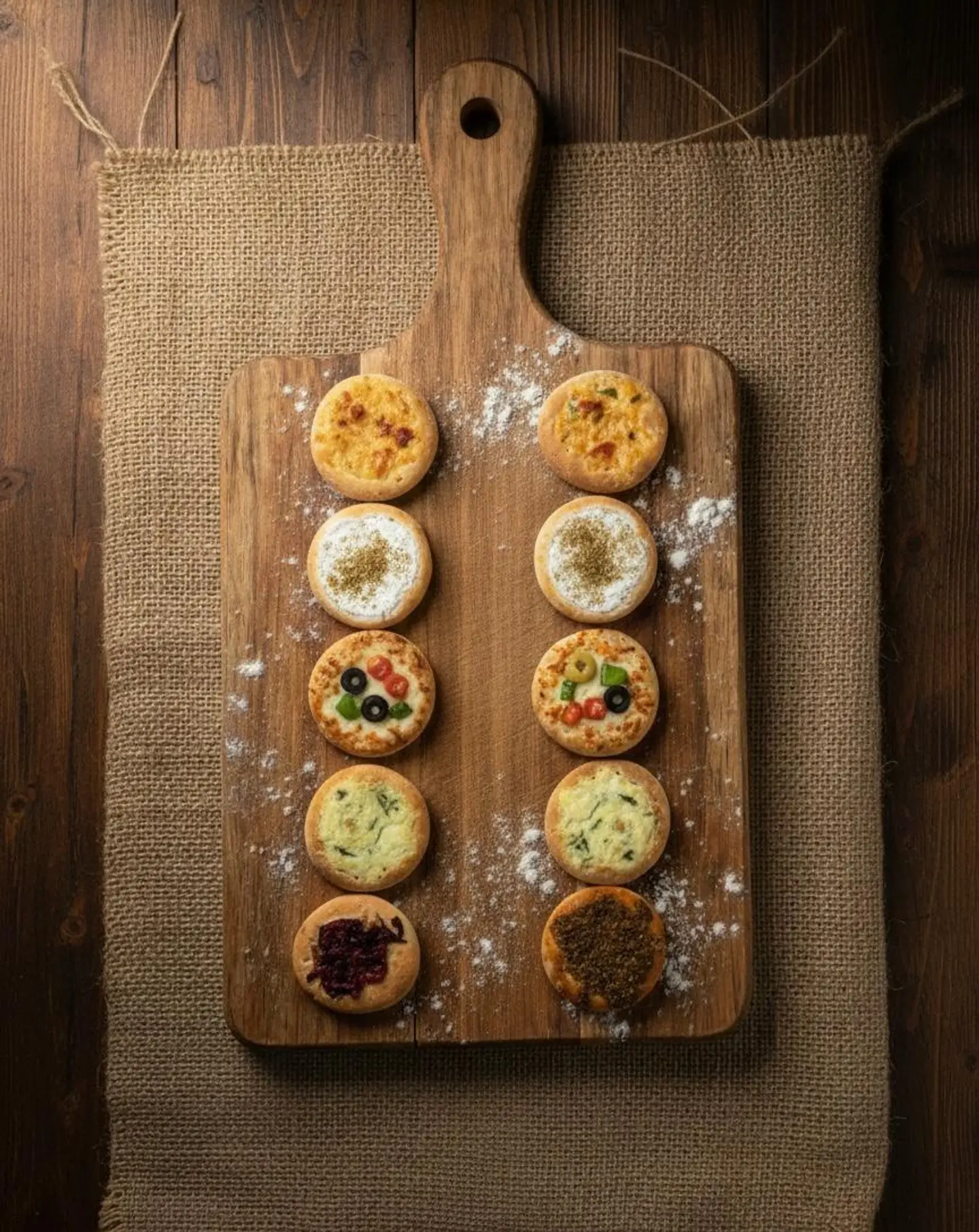 صحن معجنات مينى 10 قطعة