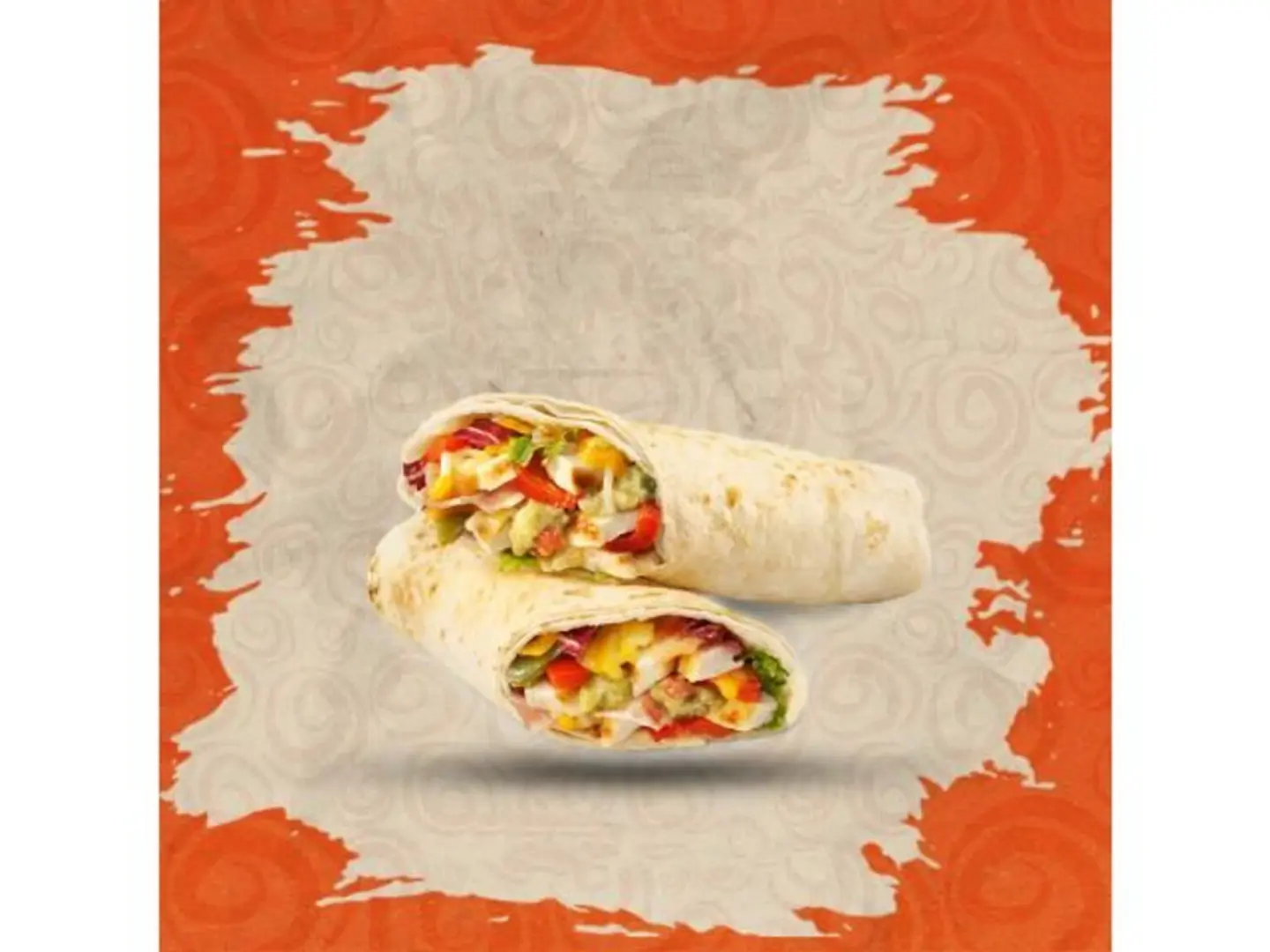 Chicken Shawarma Sandwich On Kaiser Bread