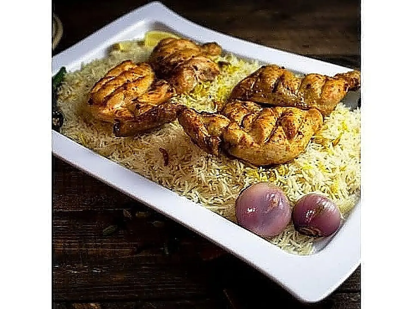 حبة دجاج مع رز