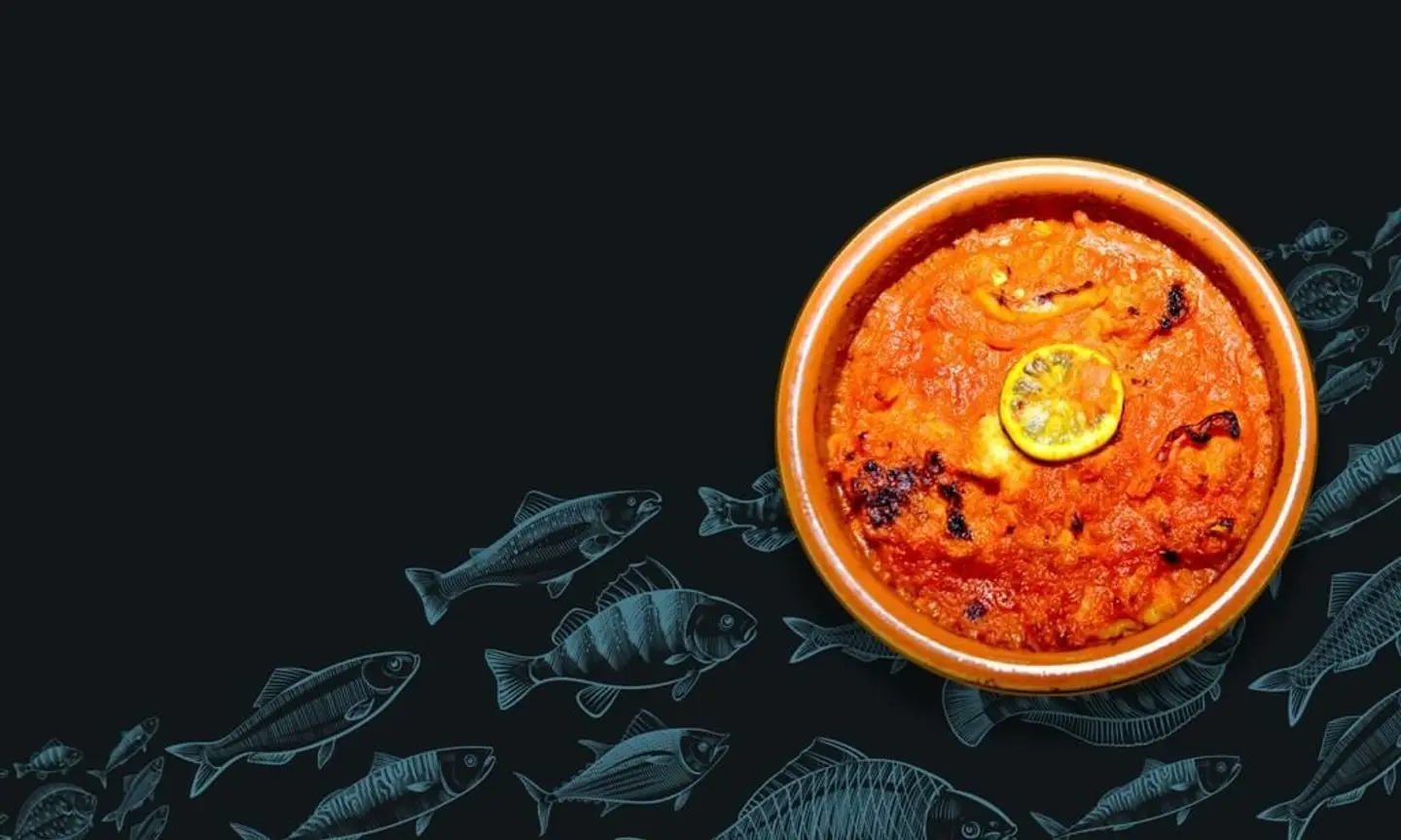 طاجن الروبيان اللذيذ