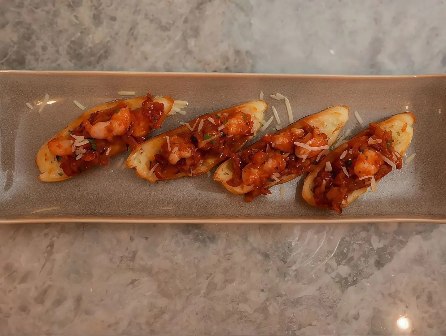 بروسكيتا شرمب