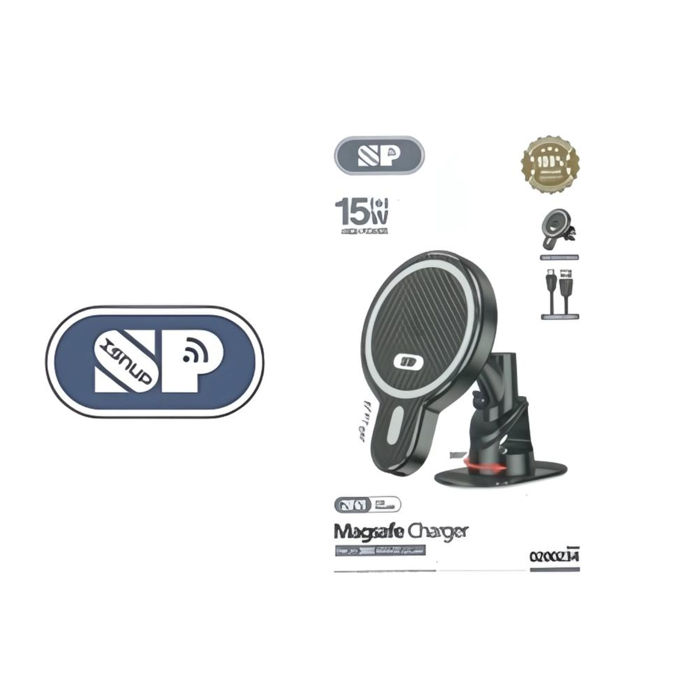 Sp Wireless Charger 15 W + Magnetic Holder