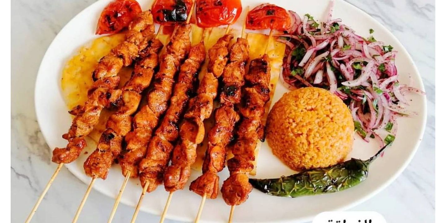 صحن شيش طاووق مشوي