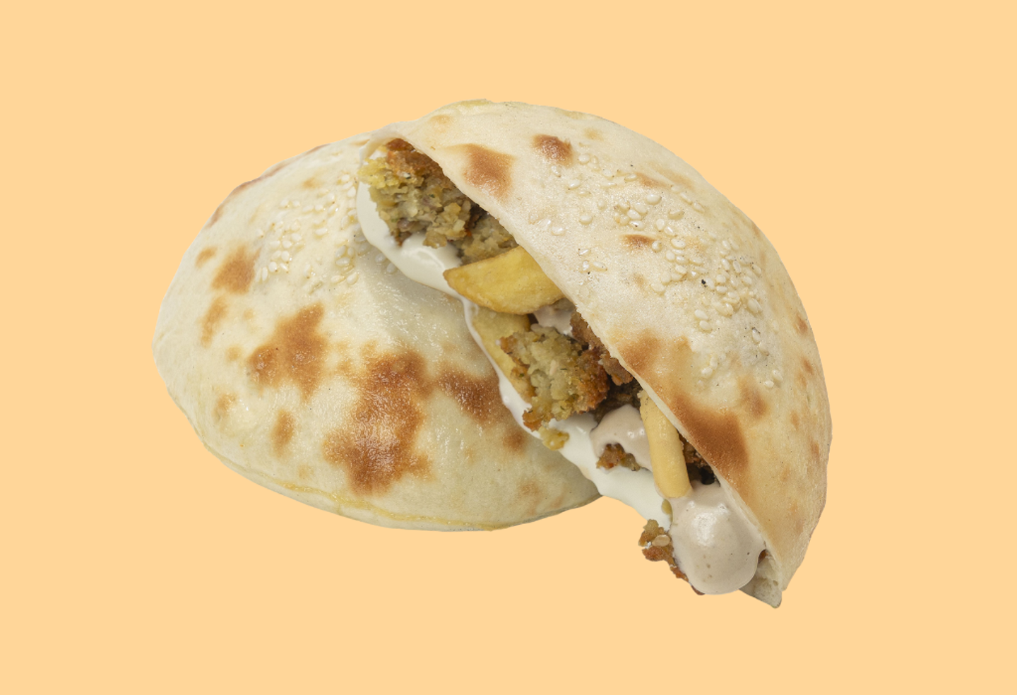 Falafel And Cheese Pie