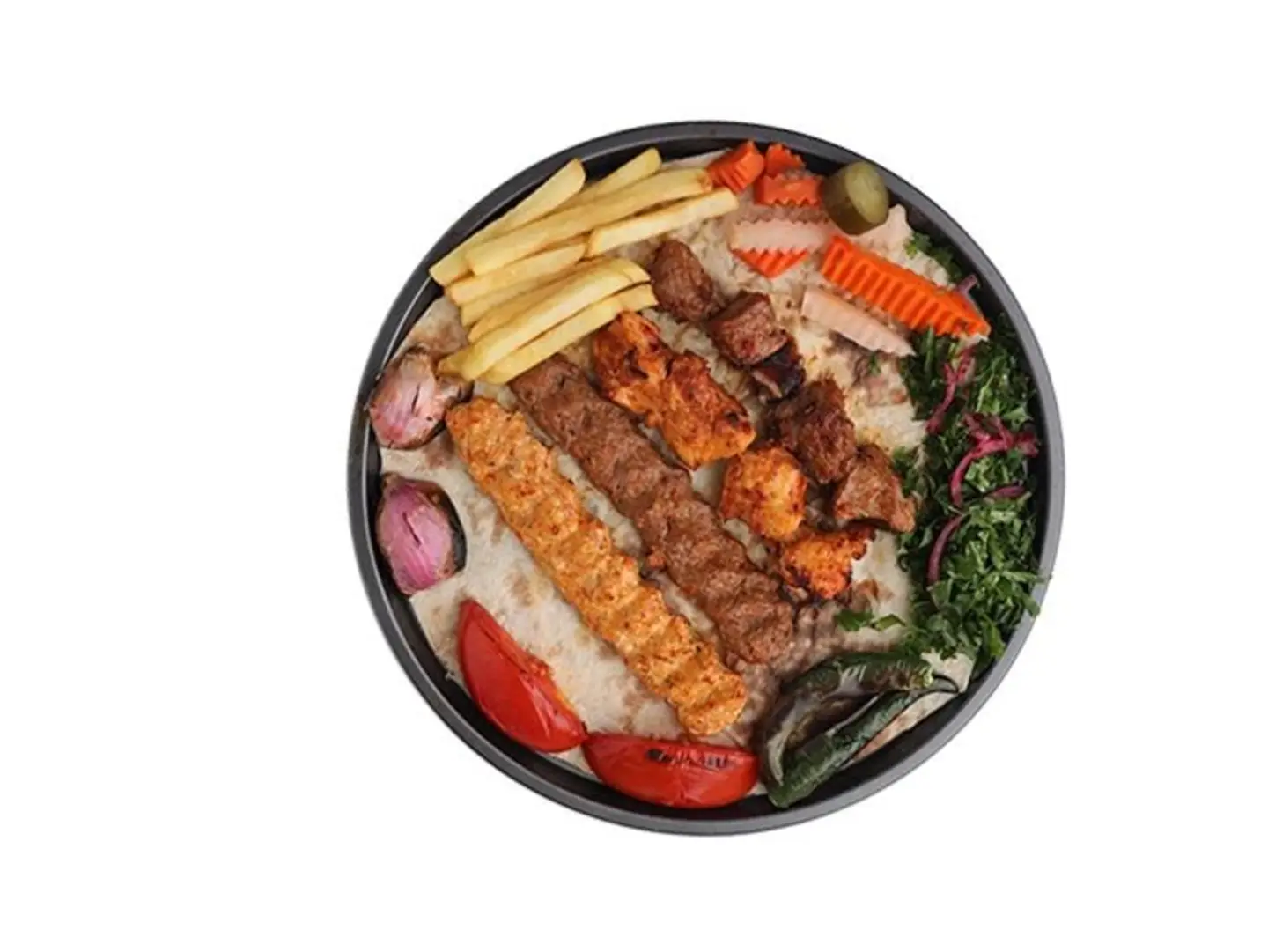 نفر 4 اسياخ مع مقبلات