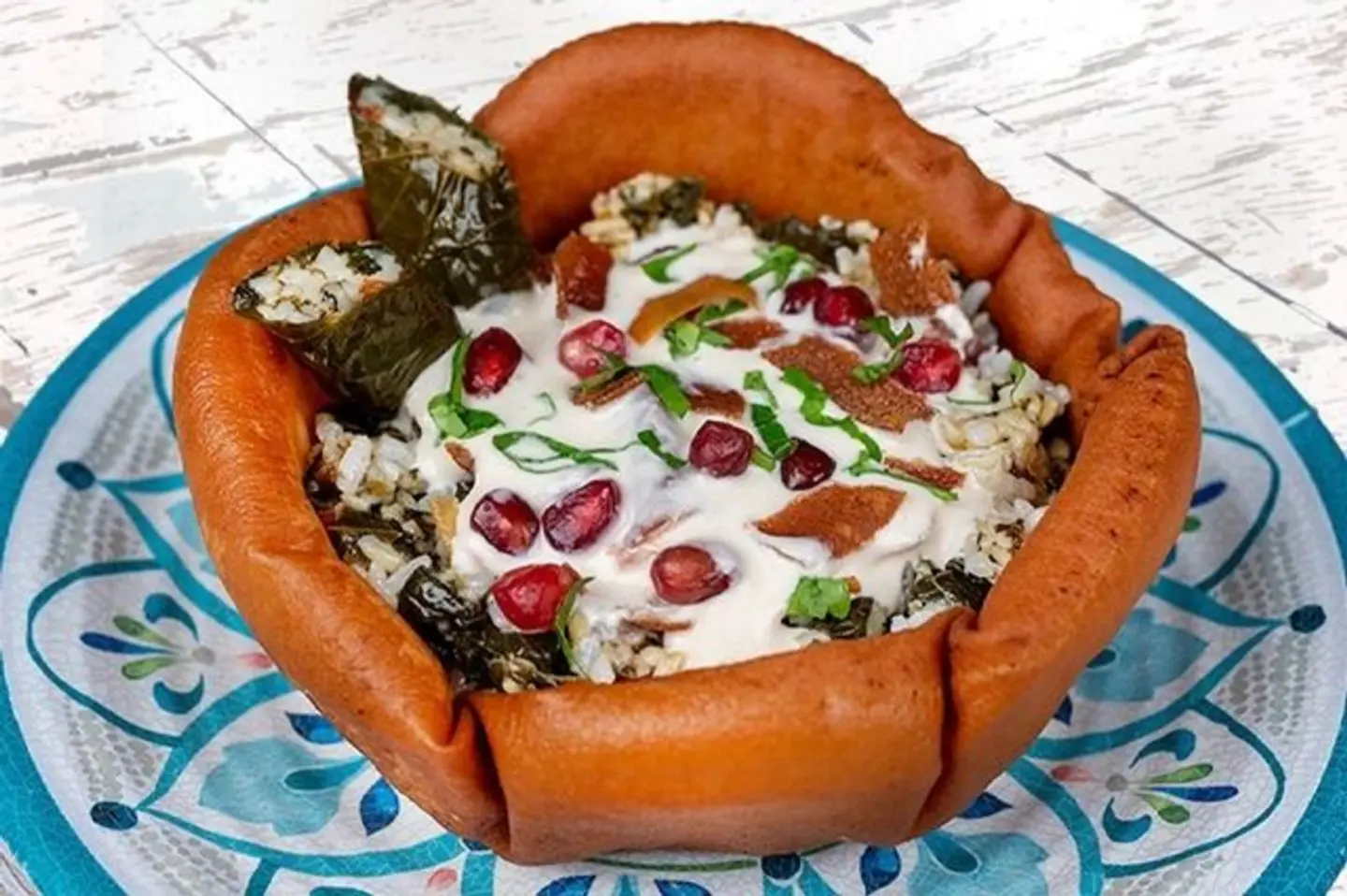 فتة ورق عنب