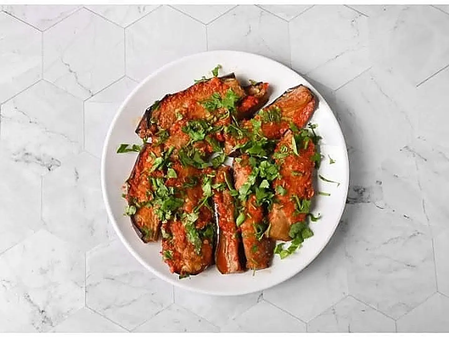 Pickled Eggplant Plate