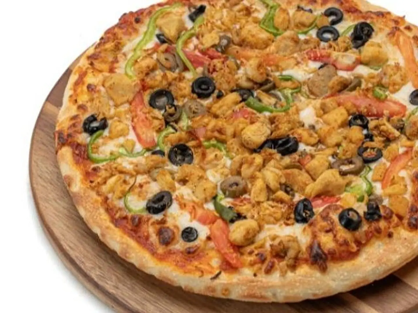 بيتزا دجاج وسط