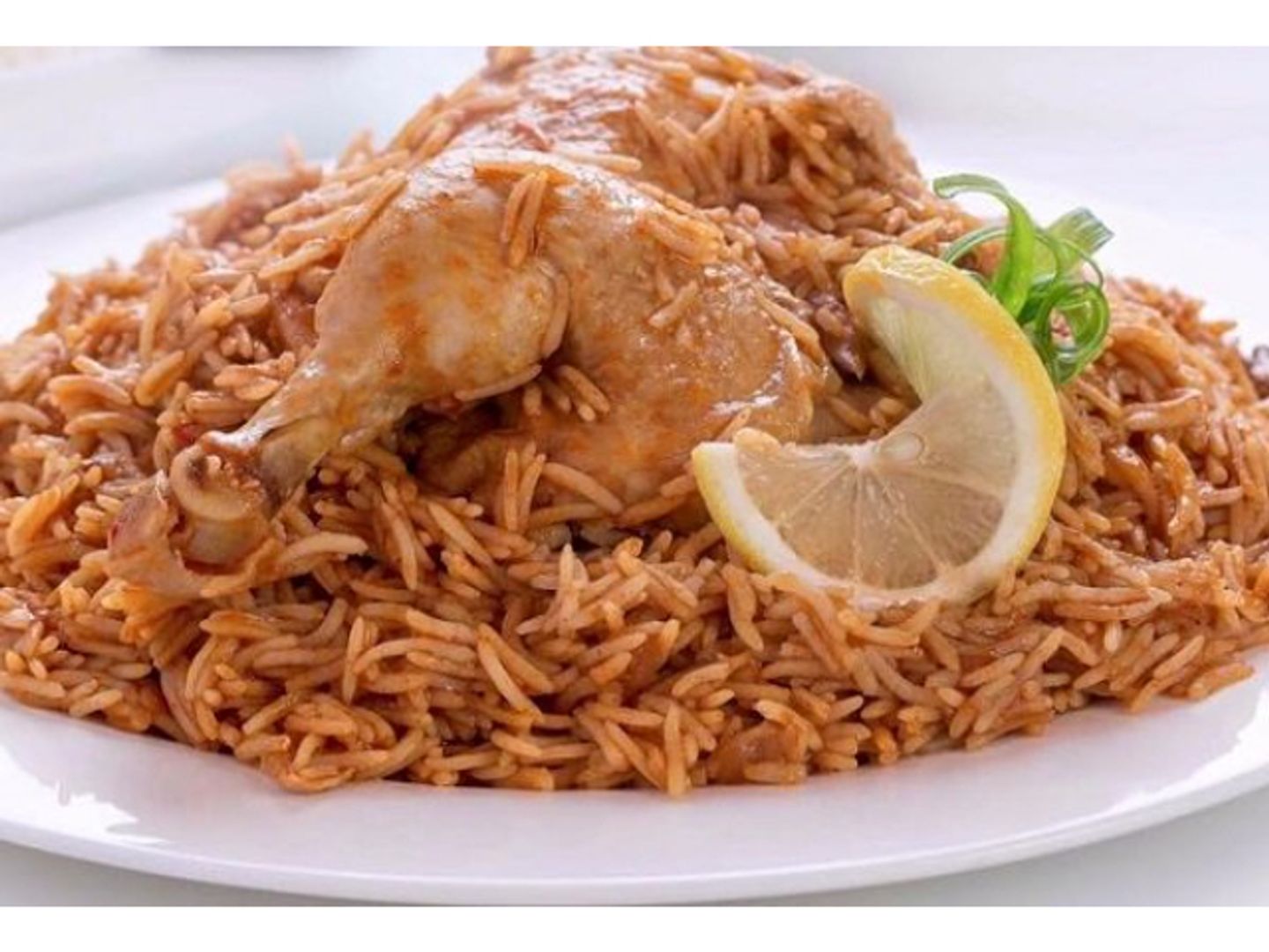 Half Chicken Madghot With Rice