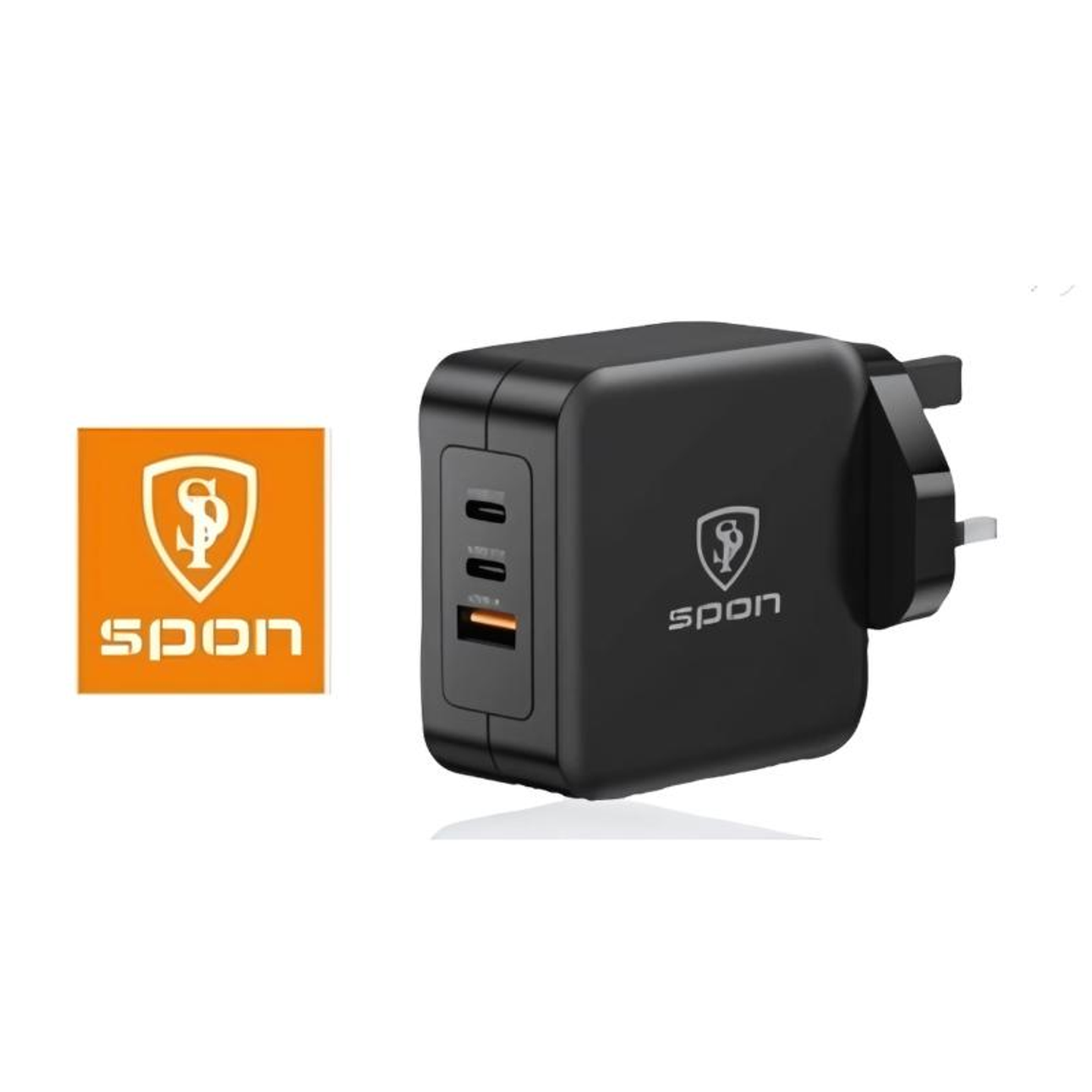 Spoon Wall 100 W 2x Usb C + Usb + I Phone