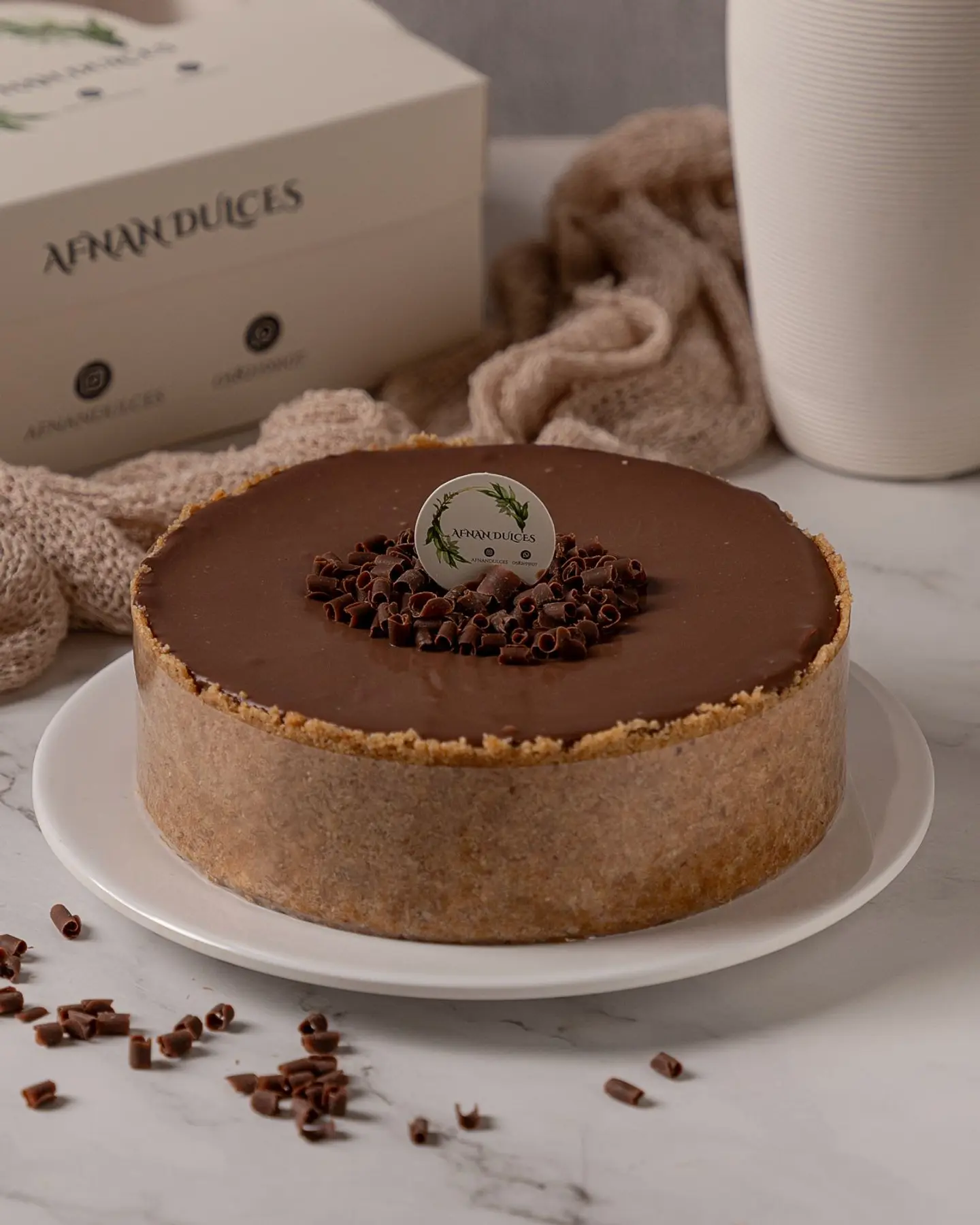 تشيز كيك شوكولاته ٤-٥ اشخاص