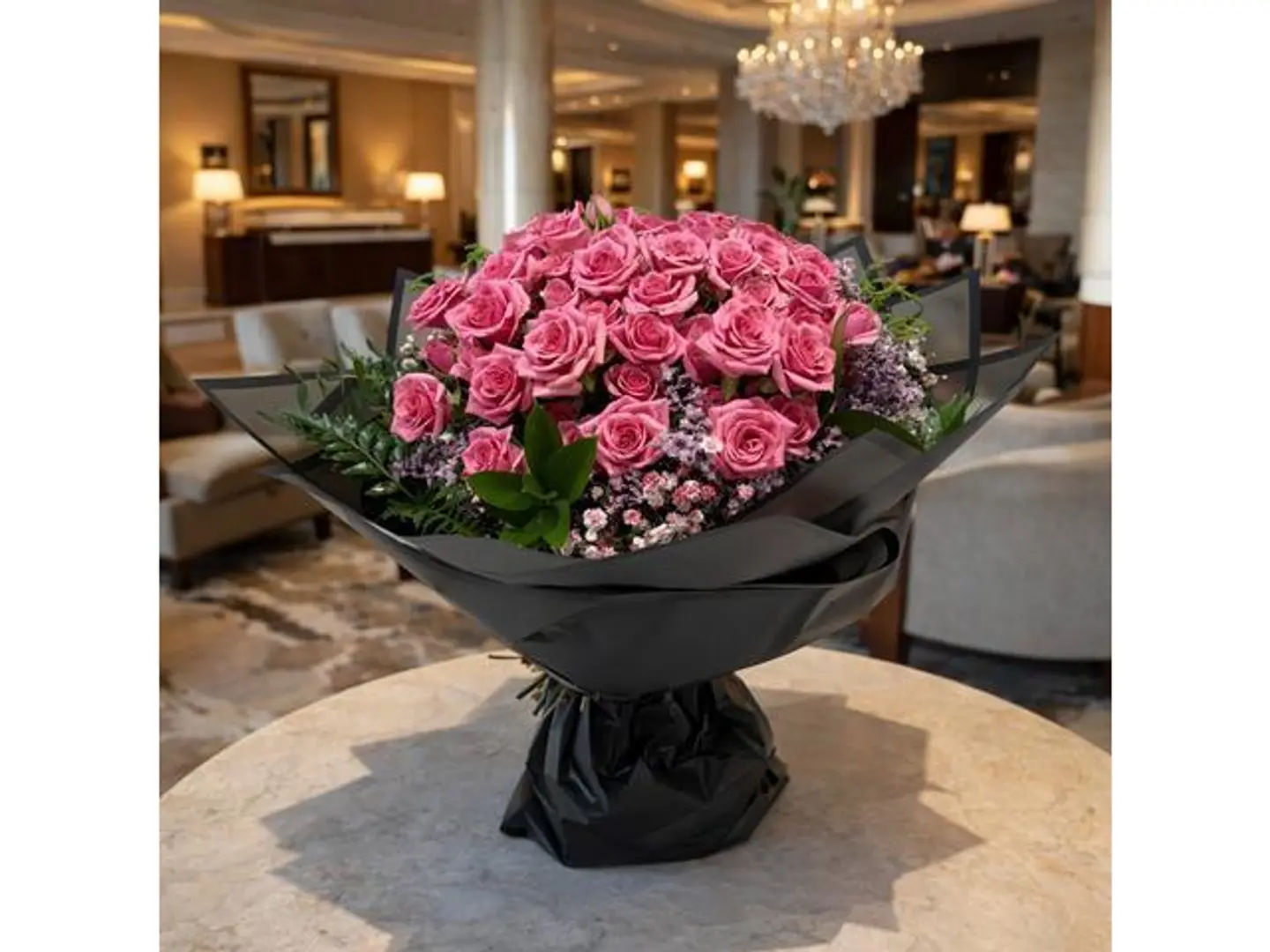 زهري غلاف اسود أربعة عشر