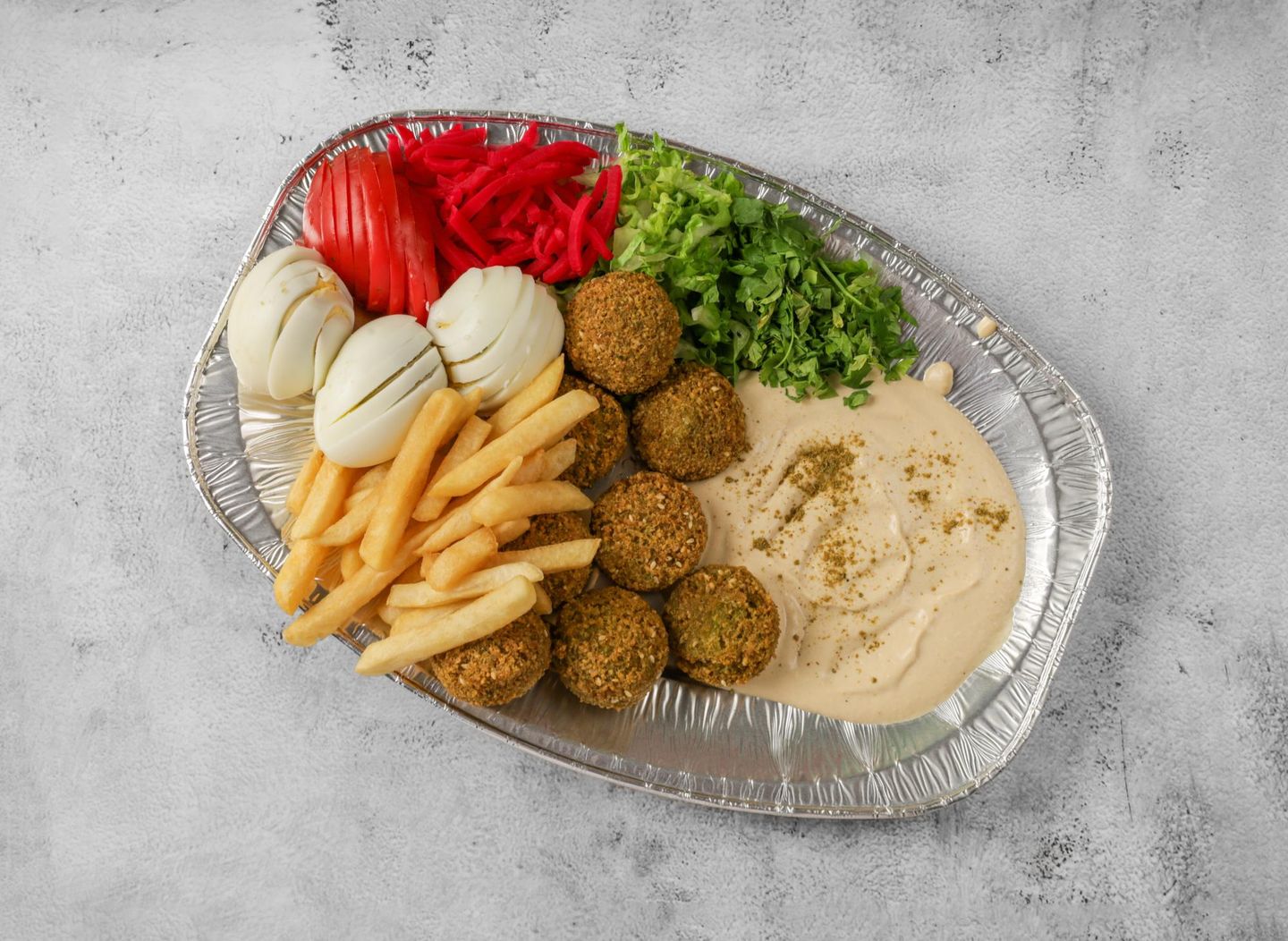 صحن فلافل كبير