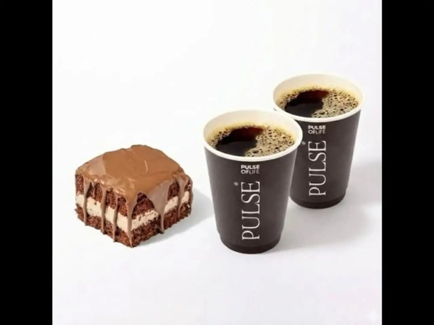 Rich Cake And 2 Drip Coffees