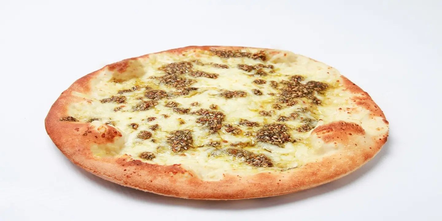 Cheese Pizza With Labneh And Oregano