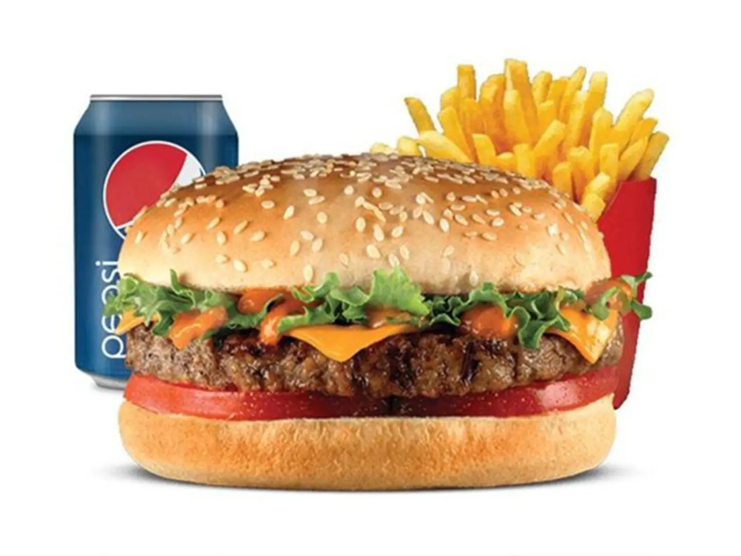 Meat Burger Meal Bread Fries Cheese