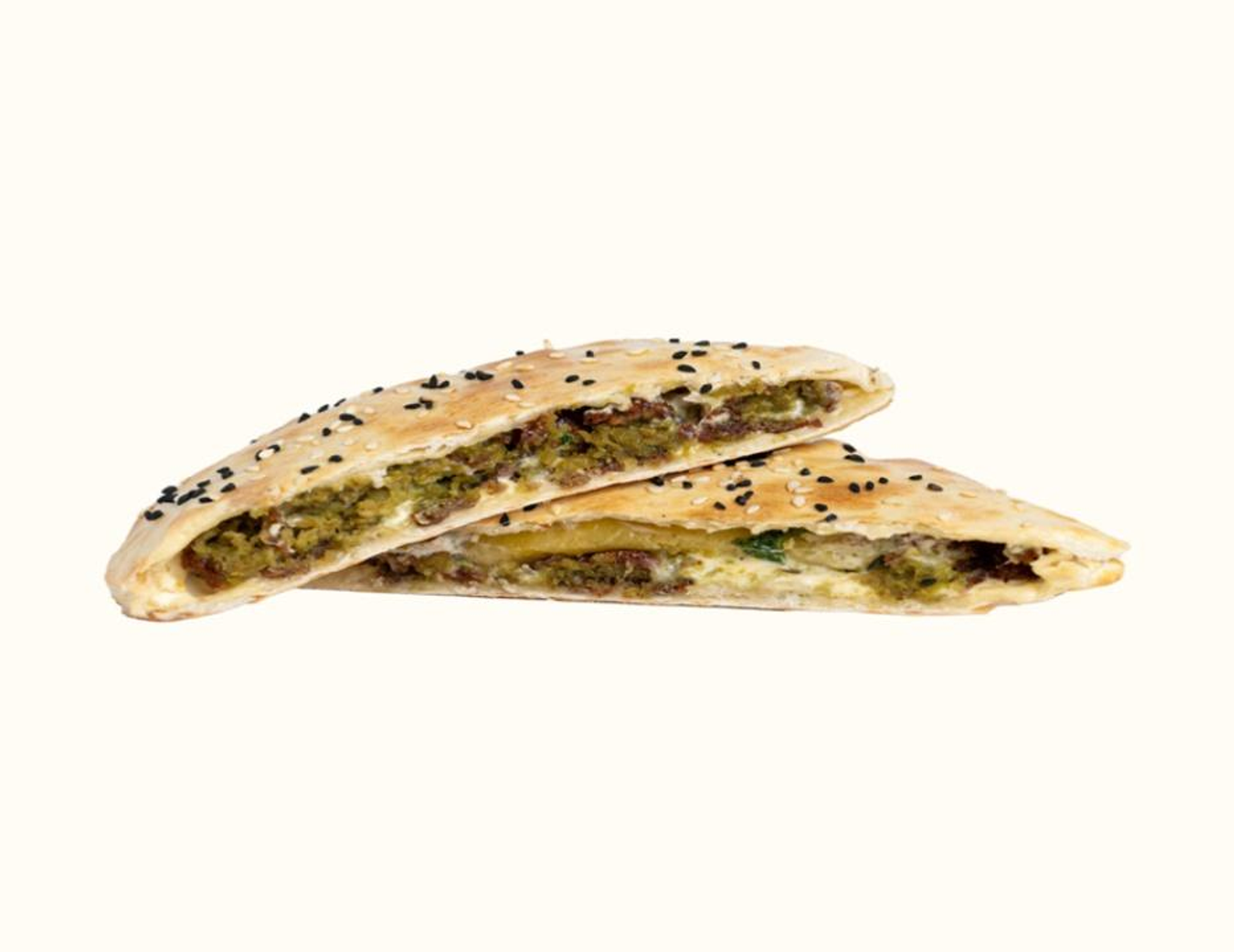 فطيرة فلافل مشكل بالبيض