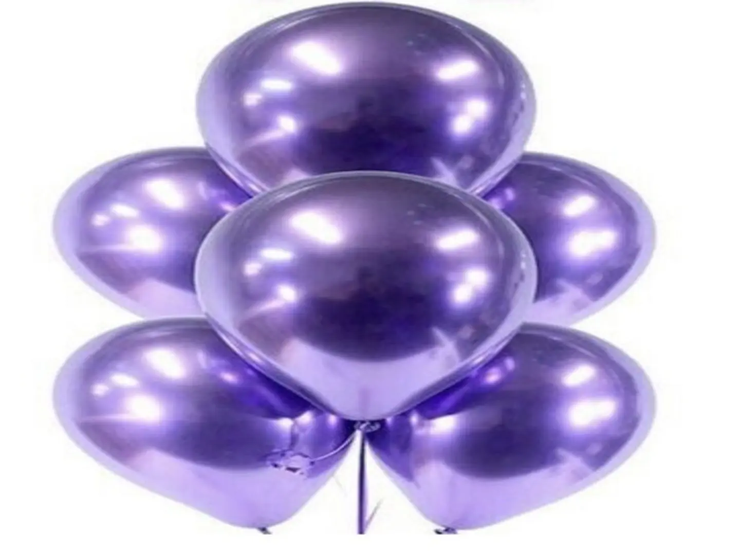 Purple Chrome Balloons