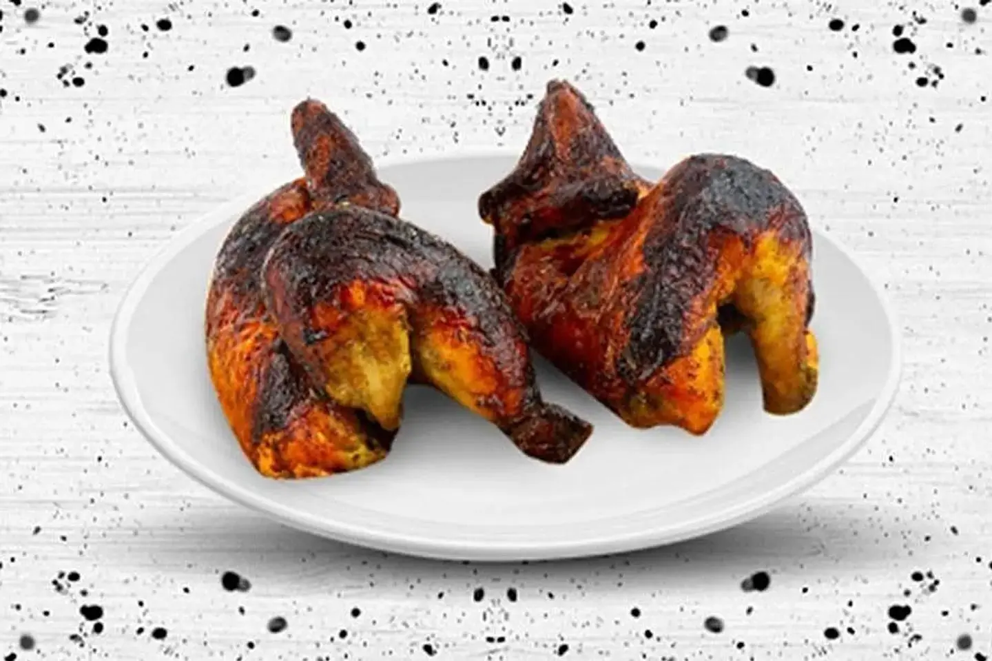 دجاج شواية جمر كاملة بدون أرز