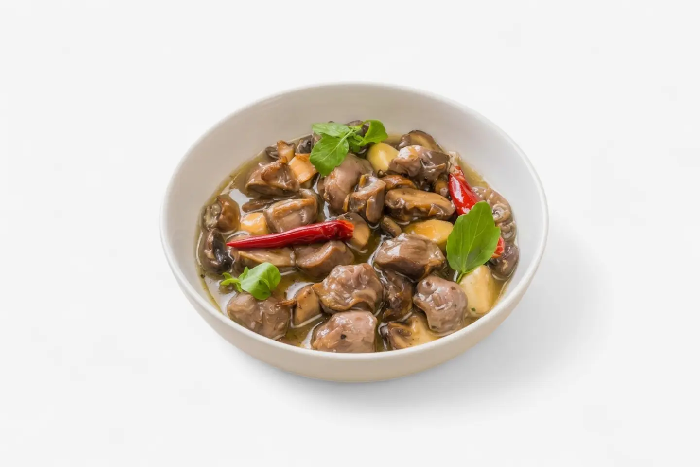 Mutton With Mushroom
