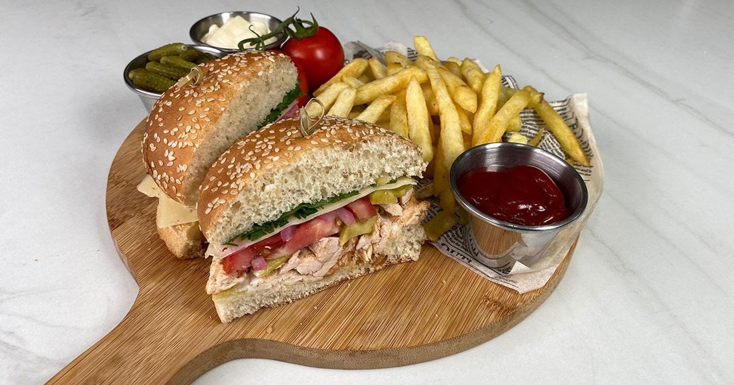 Shawarma Burger Meal