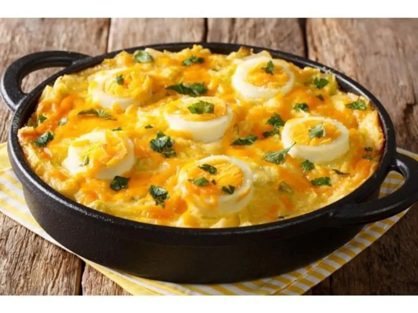 Oven Eggs With Cheese