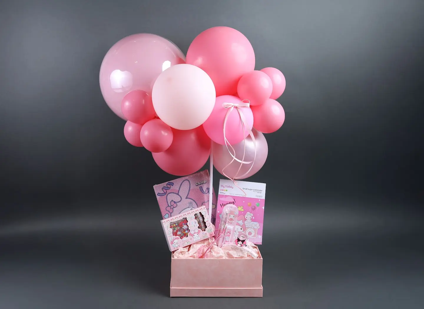 My Melody Gift Box With Balloons