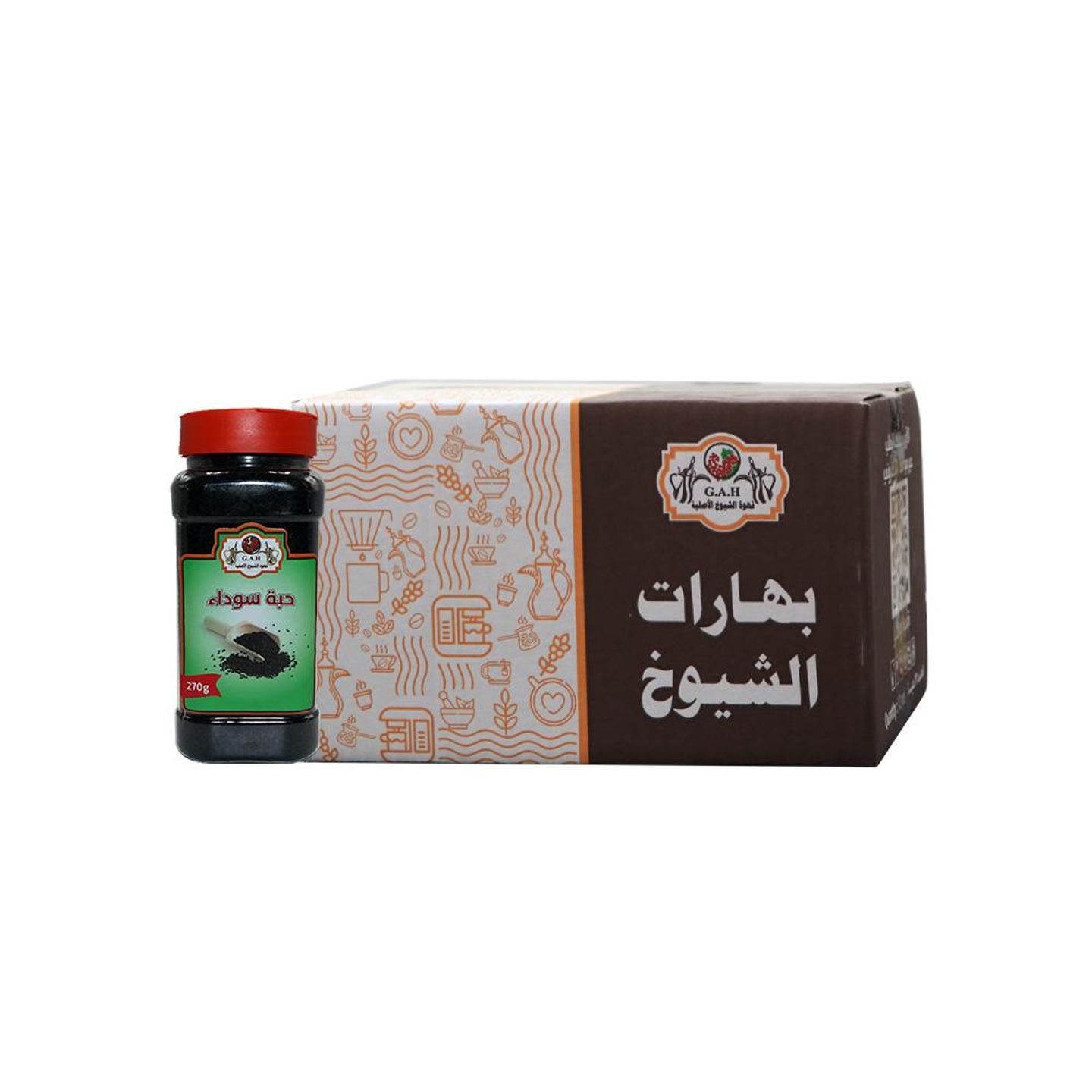 Black Bean Carton 12*270 Grams