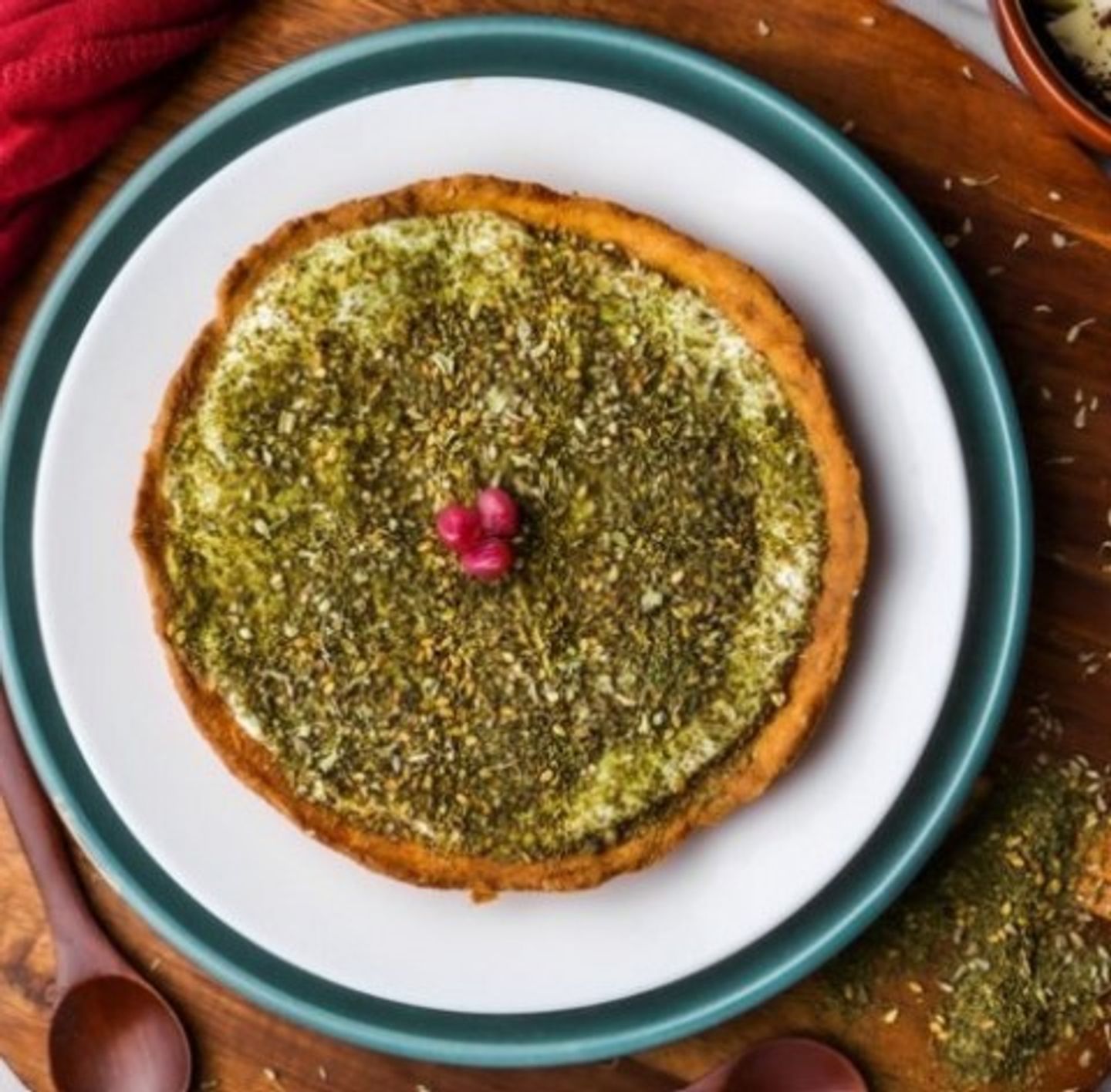 فطيرة جبن و زعتر