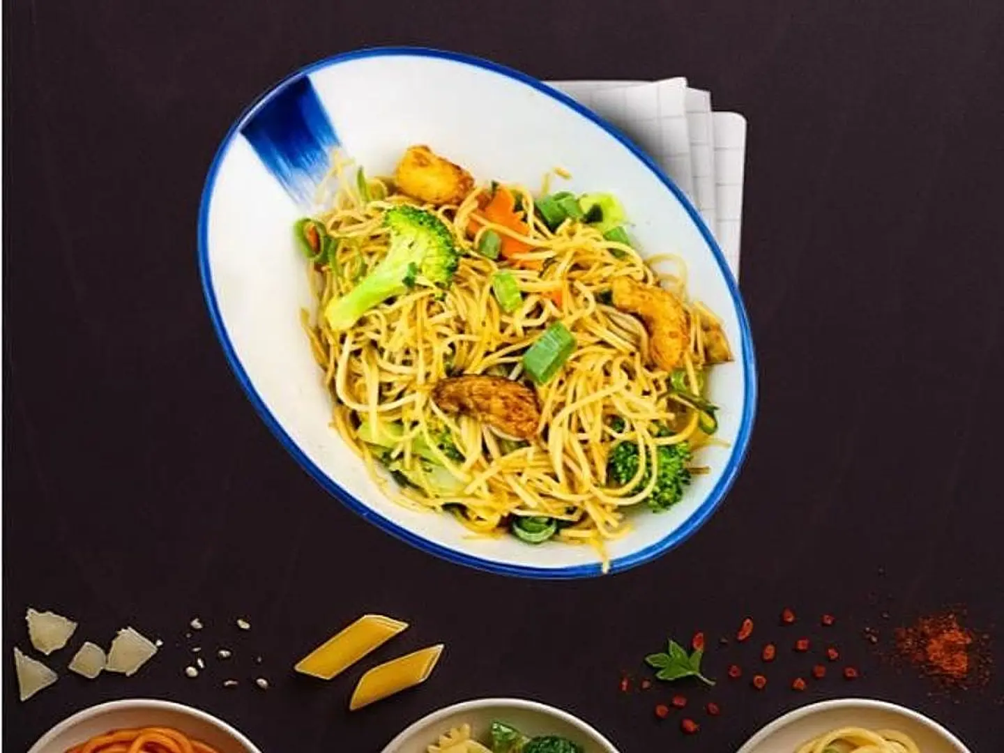 معكرونة هاكا بالروبيان