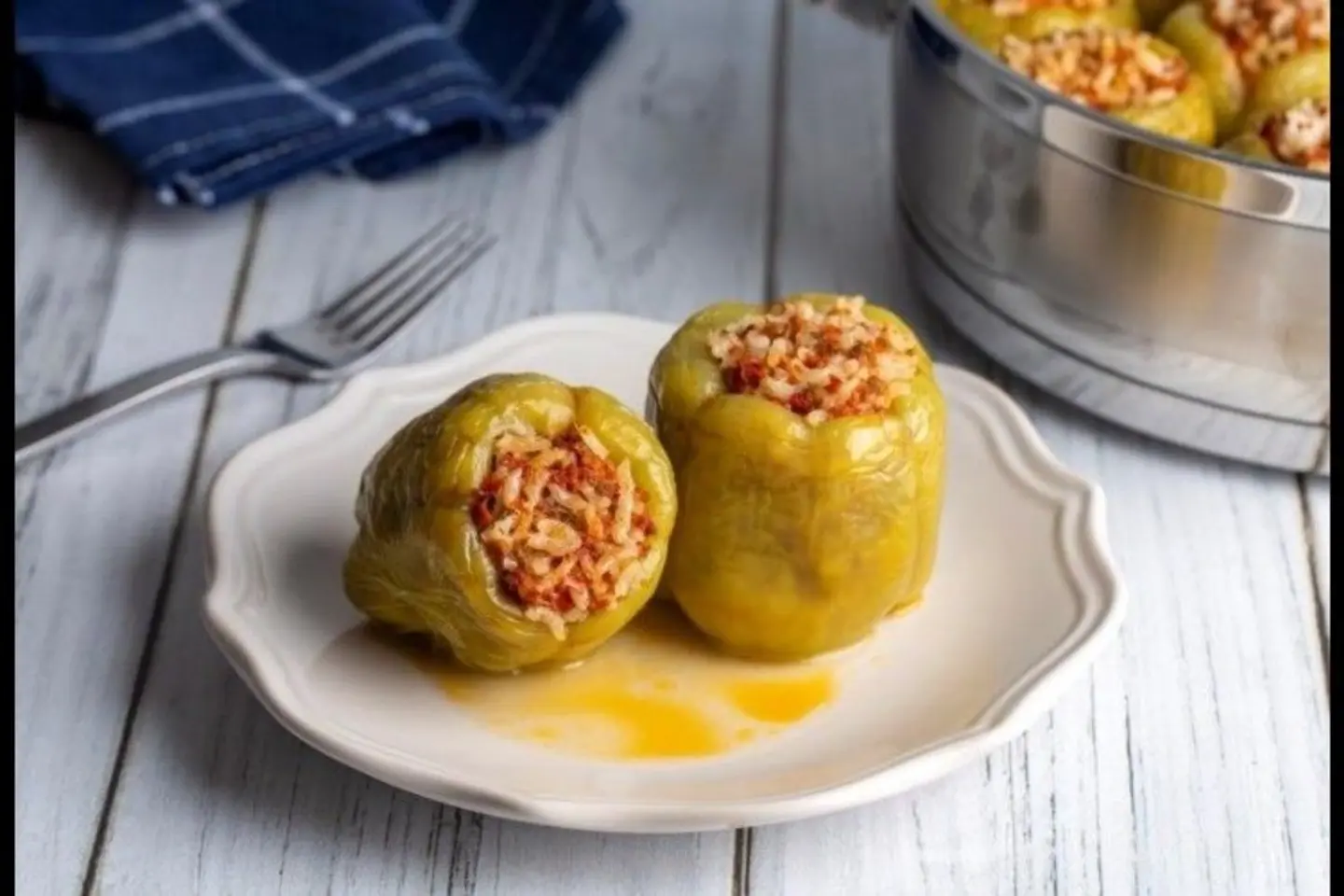 Small Stuffed Pepper Plate