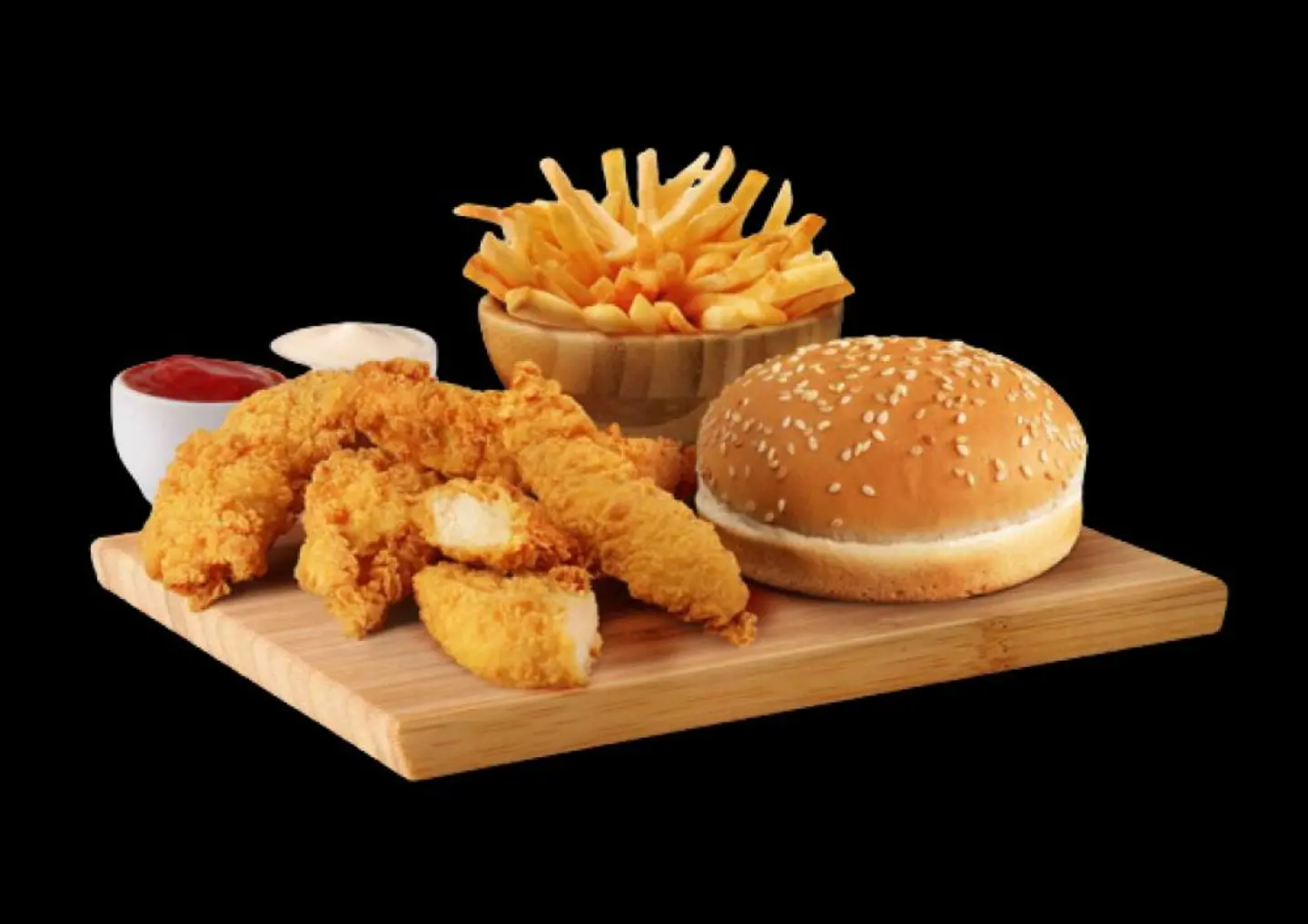 وجبة دجاج مُسحب