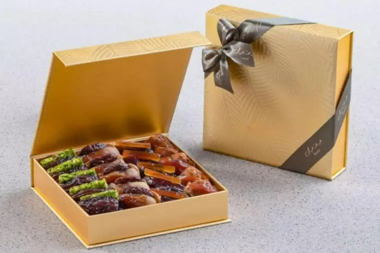 Small Golden Palm Box
