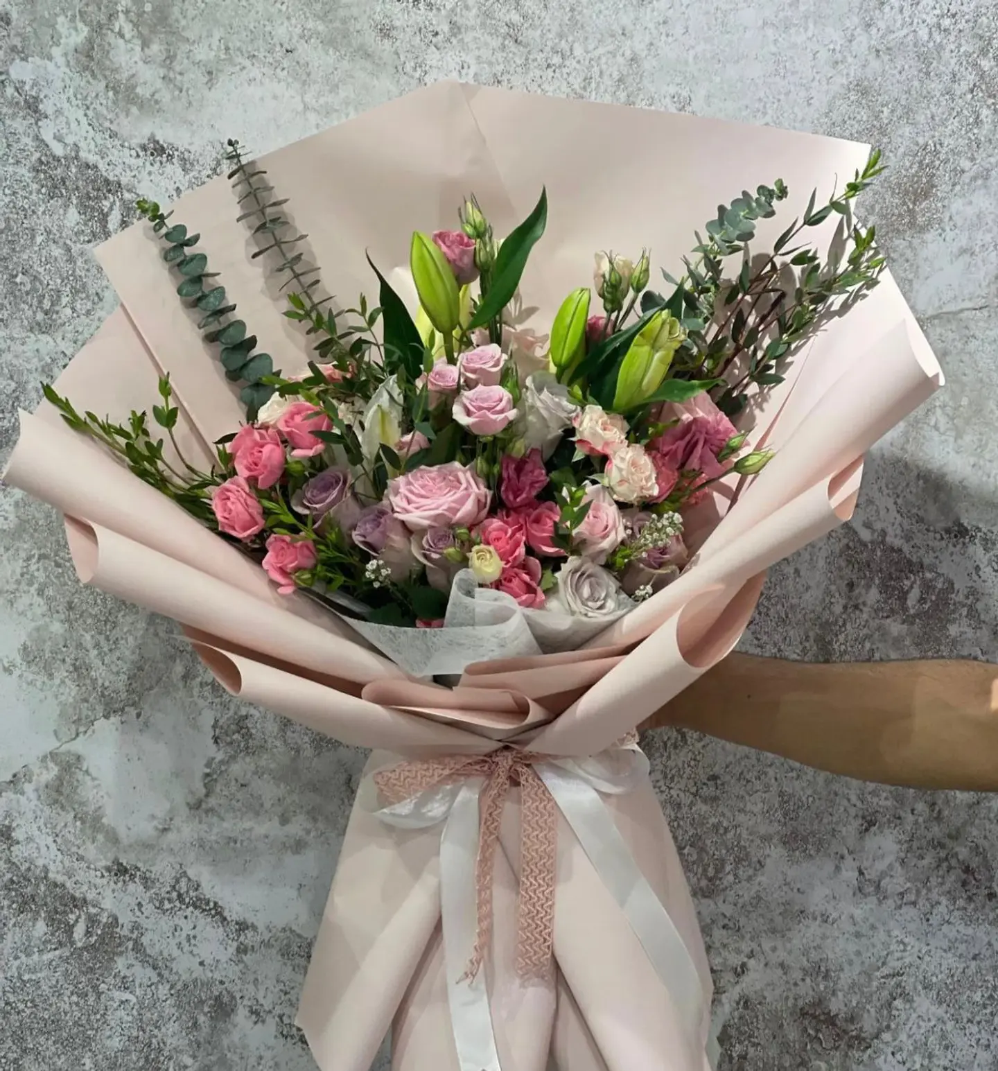 بوكيه ورد خزامى 15