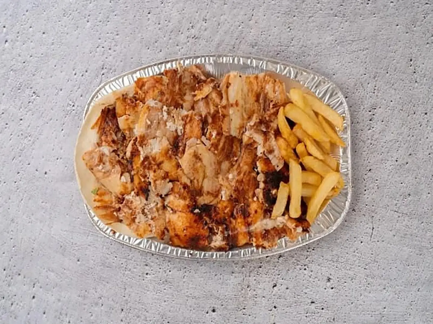 صحن شاورما شرائح