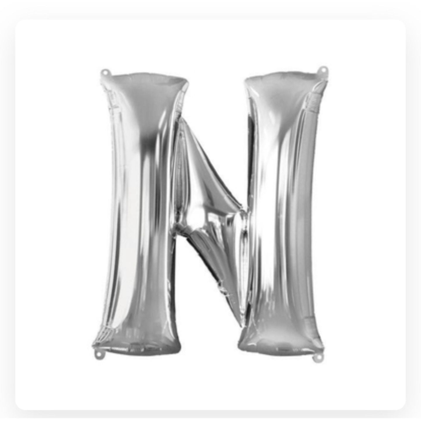 Letter N Silver