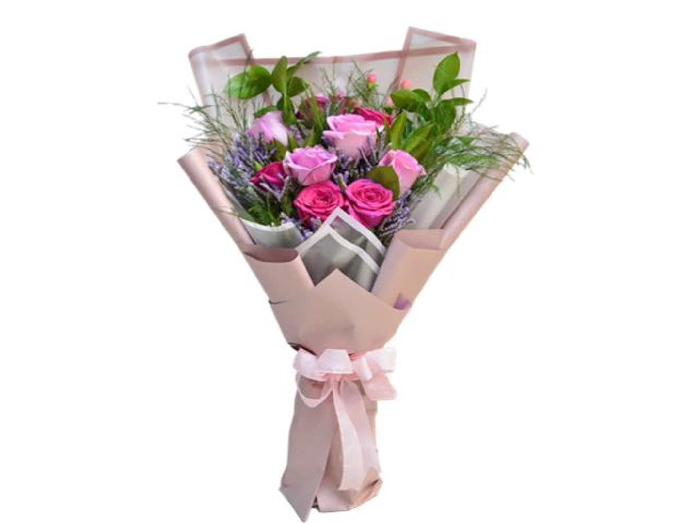 6017 Blush & Berry Bouquet