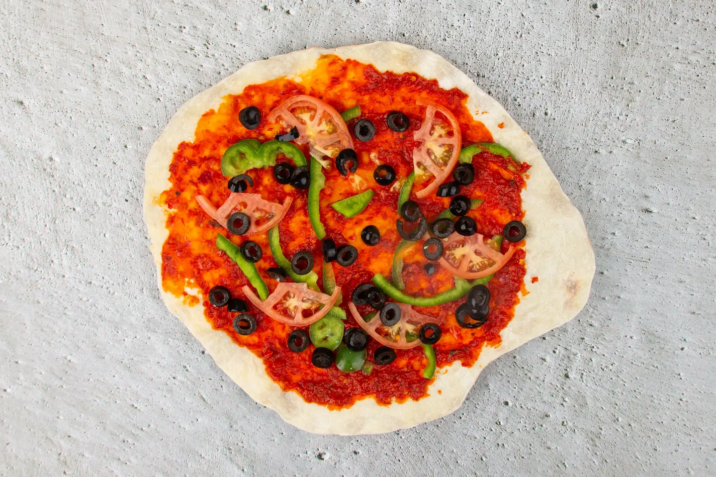 فطيرة محمرة بالخضار