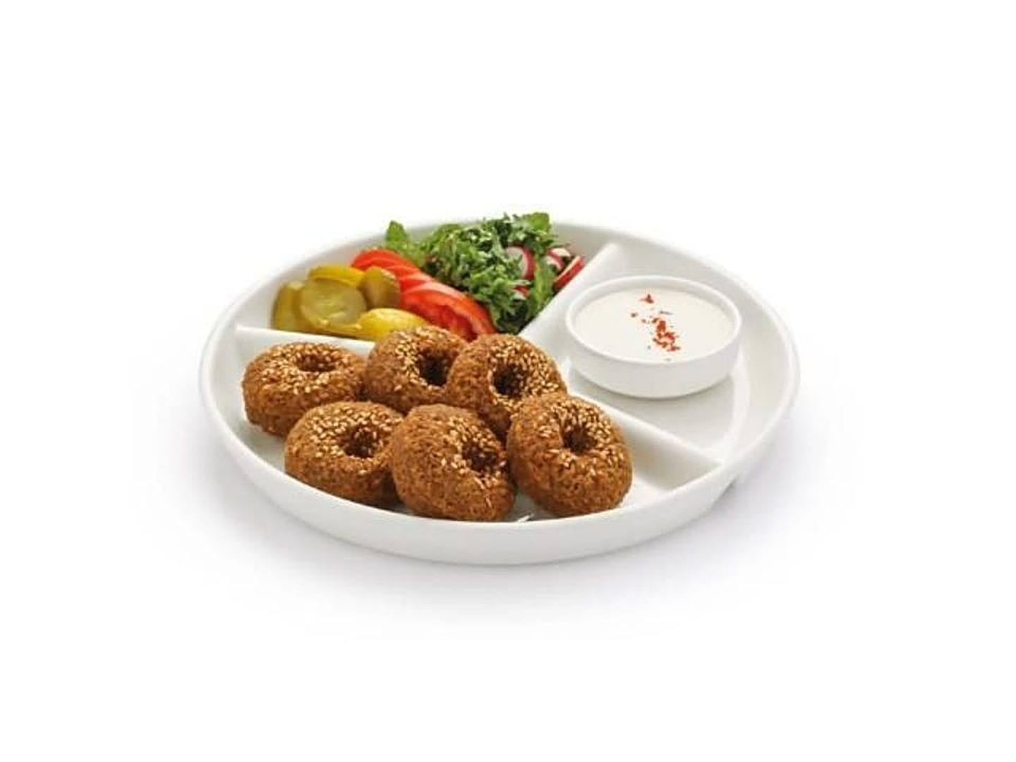 صحن فلافل صغير