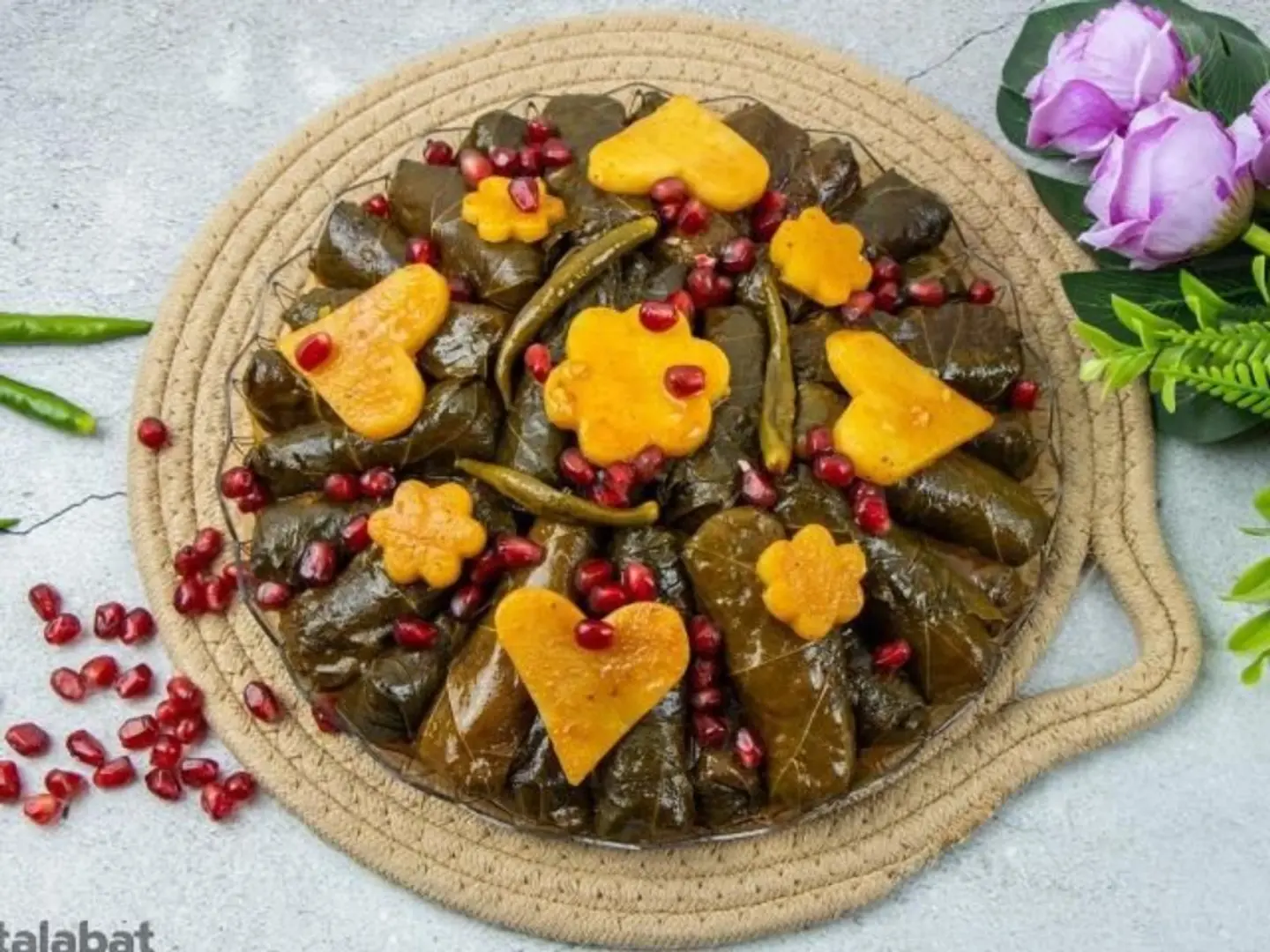 Grape Leaves Plate 50 Pieces