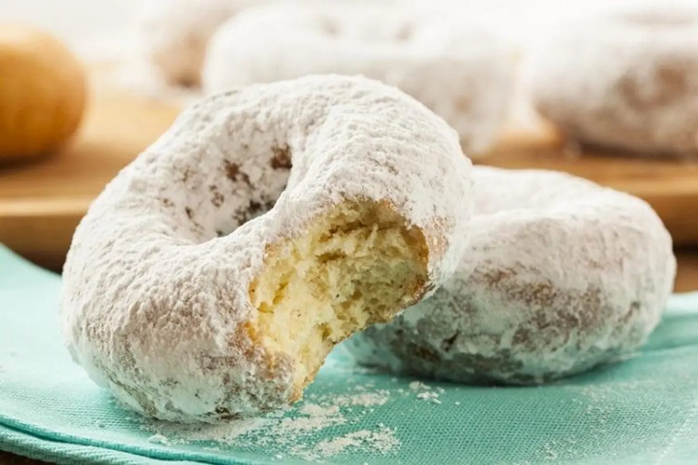Donut With Powdered Sugar