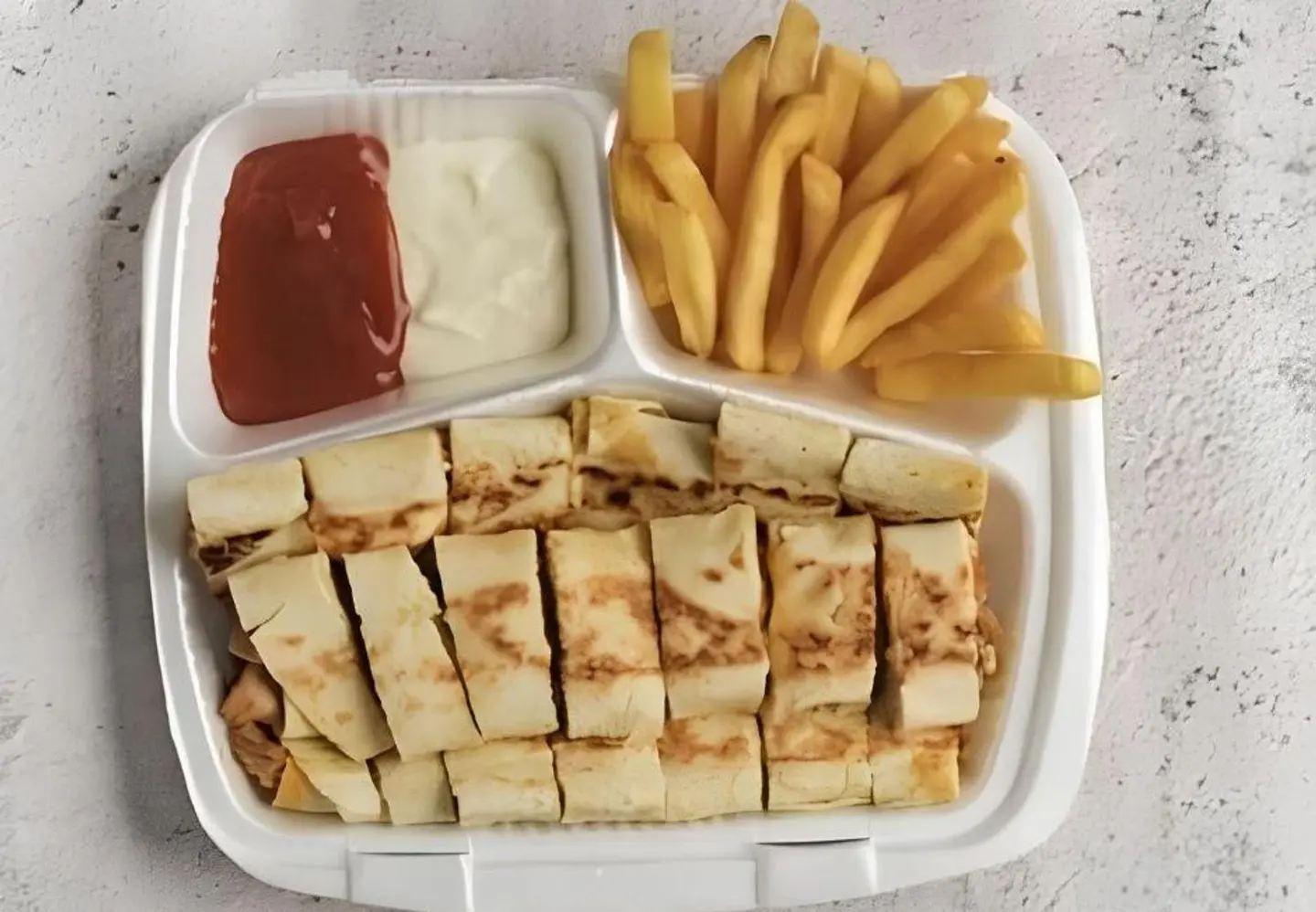 Large Arabic Shawarma Plate