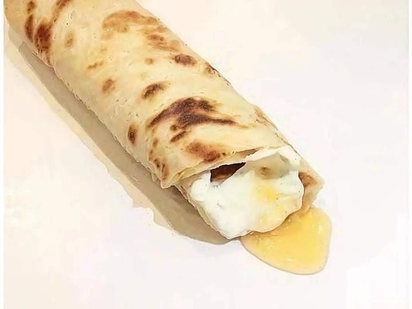 Cheese Roll With Honey