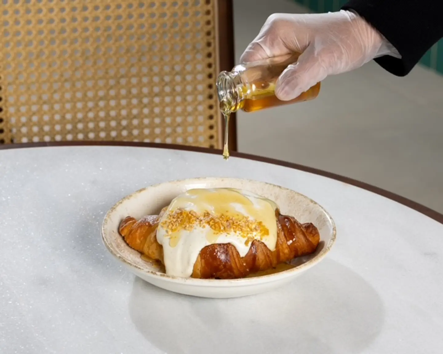 هوني توست كروسون مع القيمر